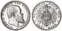 Württemberg 3 Mark Wilhelm II. -