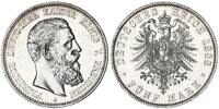 Deutsches Kaiserreich - Preußen 5 Mark Friedrich III. -