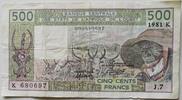 Westafrikanische Staaten, Senegal 500 Francs Signature 15 -