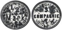 Deutsch-Südwestafrika 1/2 Mark Kolonien: Militärgeld 3.Kompanie -
