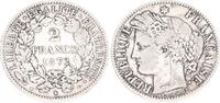 Frankreich 2 Franc Frankreich, 3. Republik 2 Francs 1872 K Typ Cérès, Bordeaux -