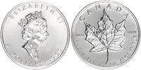 Kanada 5 Dollar Maple Leaf, 1 Unze Silber -