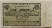 Deutsches Reich 1 Rentenmark Ktz 8-stellig, Serie J -