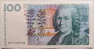 Schweden 100 Kronen Carl von Linné, Unterschrift Urban Bäckström -