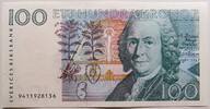 Schweden 100 Kronen Carl von Linné, Unterschrift Urban Bäckström -