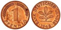 1 Pfennig 1948 D Deutschland - BRD Bank Deutscher Länder prägefrisch-Stempelglanz