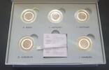 BRD 5x 10 Euro In der Luft in Box mit Beleutung -