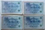 Deutsches Reich 100 Mark grünes Siegel, Lot von 40 Stück! -