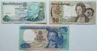Portugal 20, 50, 100 Escudos -