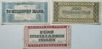 Kaiserslautern, Pfalz 20, 500 Millionen, 5 Milliarden Mark Stadt, Notgeld -