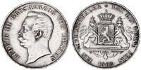 1 Vereinstaler Silber 1863 Hessen Großherzogtum Großherzog Ludwig III. ss+