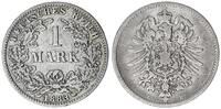 Deutschland / Kaiserreich 1 Mark Silber kleiner Adler seltenes Münzzeichen * -