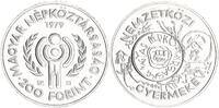 Ungarn 200 Forint Internationales Jahr des Kindes Silber -