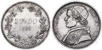 Vatikan 1 Scudo Silber Pius IX. -