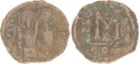 Antike / Byzanz Justinus II Follis Byzanz Justinus II. 565-578 n.Chr Bronze Follis J. 573/574 -