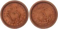 Deutschland-Augsburg Brettstein/Medaille Brettstein aus hellem Holz -