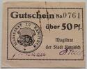 Rawicz, Polen/ Rawitsch, Posen 50 Pfennig Stadt, Notgeld, selten -