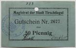 Trzciel, Polen, Tirschtiegel, Posen 50 Pfennig Stadt, Notgeld -