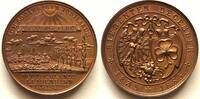 Eisenbahnen Bronzemedaille (von Lauer) auf das 50jährige Bestehen der ersten dt. Eisenbahn von Nürnberg nach Fürth -