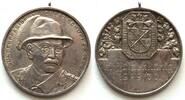 tragbare Silbermedaille 1929/30 Schützenmedaillen des Oberfränkischen Zimmerst. Schützenbundes, Gravur Schützenkönig 1929/30 sehr schön