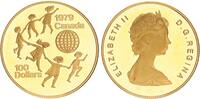 Kanada 100 Dollar Internationales Jahr des Kindes, Gold, im Etui und mit Zertifikat! -