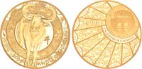 Frankreich 50 Euro Gold Jahr des Büffel, 1/4oz Auflage 888 Stück !!! -
