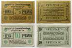 Zossen-Halbmondlager, Brandenburg 5, 10 Pfennig Gefangenen-Lager, Notgeld, Lagergeld -