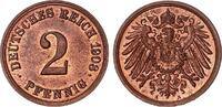 Deutschland / Kaiserreich 2 Pfennig Kursmünze J.11 aus Originalrolle -