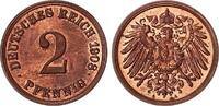 Deutschland / Kaiserreich 2 Pfennig Kursmünze J.11 aus Originalrolle -