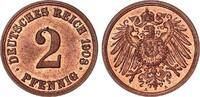 Deutschland / Kaiserreich 2 Pfennig Kursmünze J.11 aus Originalrolle -