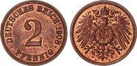 Deutschland / Kaiserreich 2 Pfennig Kursmünze J.11 aus Originalrolle -
