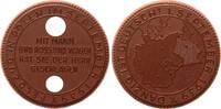 Drittes Reich Porzellanmedaille (Meißen) Feldzug in Polen -