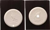 Drittes Reich Porzellanmedaille (Meißen) Feldzug in Holland und Belgien -