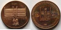 Helmut König Kupfermedaille Zentrale Münzausstellung der DDR, Preuss. Staatsmünze, Kniehebelpresse -