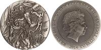 Tuvalu 2 Dollar Gods of Olympus ZEUS, 2oz Silber -