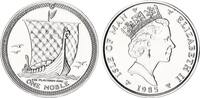 Großbritannien / Isle of Man 1 Unze Platin One Noble 1 oz Platinum fine 1985 - Wikingerschiff -