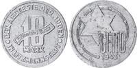 Deutschland / Polen / Getto Litzmannstadt 10 Mark (mit Echtheitszertifikat) Aluminium 2,58g aus dem New Yorker Lot -