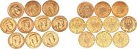 Preußen 10x 20 Mark Gold Wilhelm I. und II. Anlegerposten -