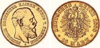 Preußen 10 Mark Gold Kaiser Friedrich III. 3,73g -