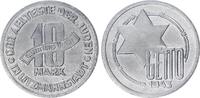 Deutschland / Polen / Getto Litzmannstadt 10 Mark (mit Echtheitszertifikat) Aluminium 2,61g aus dem New Yorker Lot -