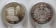 Silbermedaille 1996 Luftffahrt Ferdinand Graf von Zeppelin Polierte Platte