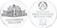 Deutschland - DDR 10 Mark Silber Semperoper Dresden -