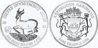 Gabun 1000 Francs CFA Springbock 65 Anniv. -