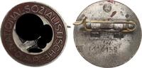 Orden  3. Reich NSDAP Parteiabzeichen lackiert M1/159 Hans Doppler, Wels stark gebraucht, innen nachlackiert
