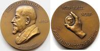 Numismatik Bronzemedaille (von Morin) 1929 auf den 60. Geburtstag, Hugo Grünthal, Inhaber der Münzenhandlung Robert Ball EF