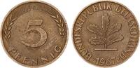 BRD 5 Pfennig seltenes Jahr und Münzzeichen * -