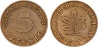 BRD 5 Pfennig seltenes Jahr und Münzzeichen * -