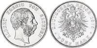 Deutsches Kaiserreich - Sachsen 5 Mark Silber 1875 E König Albert vz+ 950,00 EUR  plus 14,95 EUR verzending