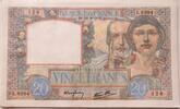 Frankreich 20 Francs Science et Travail -