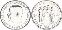 Schweden 5 Kronen Silber Gustav VI. Adolf 150. Jahrestag der Verfassung von Schweden -